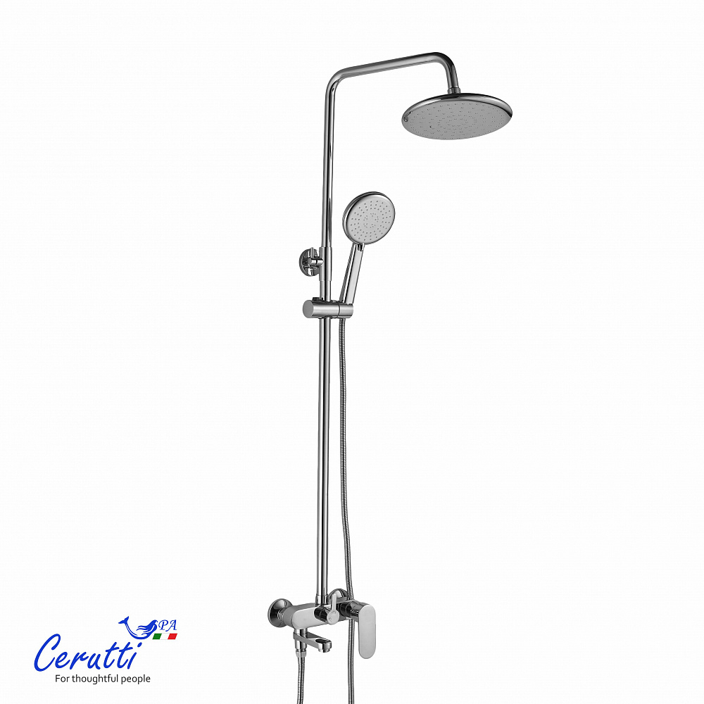 Душевая стойка Ceruttispa ОРАЦИО II RS (ORAZIO II RS) из латуни, цвет хром