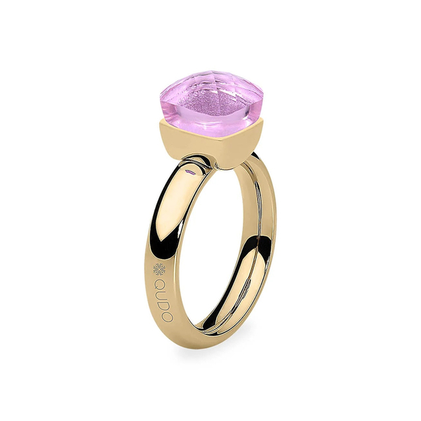 Кольцо Qudo FIRENZE 17.2 (G) Light Rose 107001/40-5902 17.2 размер 17,2