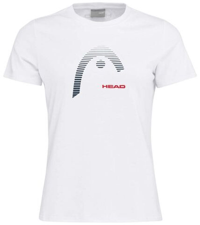 Женская теннисная футболка Head Club Lara T-Shirt - White