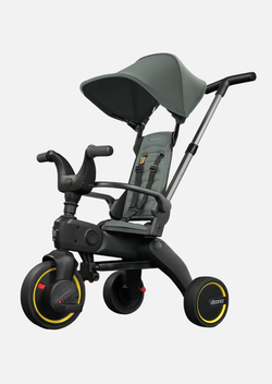 Doona Складной трехколесный велосипед Liki Trike S1, Slate Green (Forest Grey)