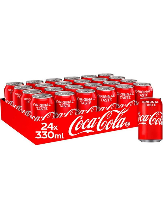 Напиток Coca Cola Classic  б/а с/г, 330 мл, 24шт  Великобритания