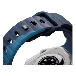 Ремешок Uniq STRIDE DE FKM Rubber для Apple Watch 49/46/45/44 мм (49MM-STRDESTMABU) Storm/Blue