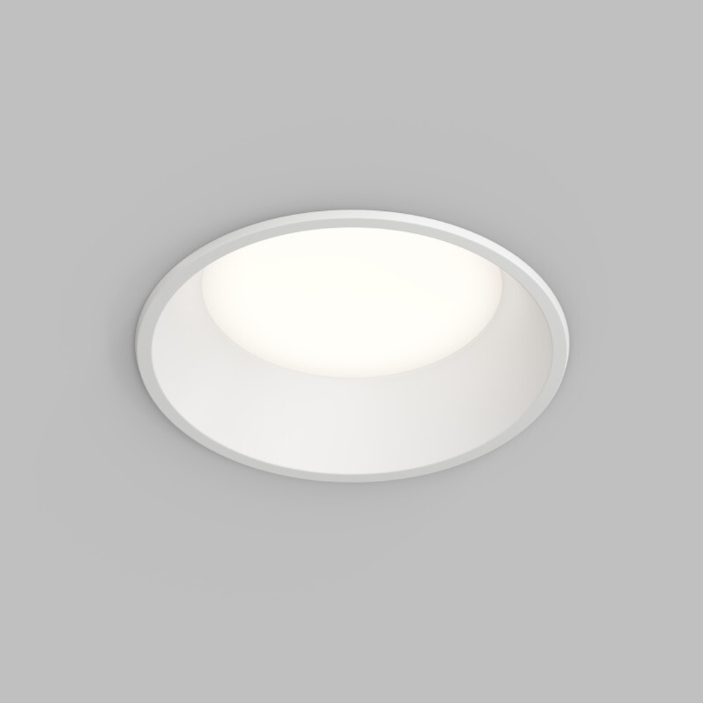 Встраиваемый влагозащищенный светильник TRIM, 18 Вт LED 3000-4000-6500K, IP44, алюминий, акрил