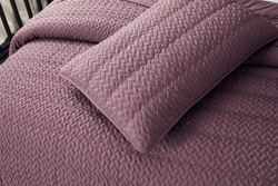 Покрывало 160х220 и наволочка 50х70 Sofi De MarkO Ирма пепельная роза