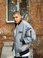 Бомбер ZRD Tag Серый