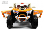 Детский электромобиль RiverToys E001EE оранжевый