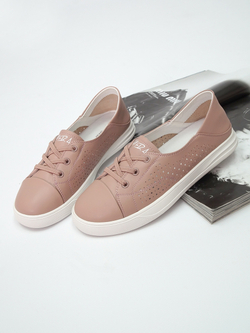 Кеды женские летние натуральная кожа