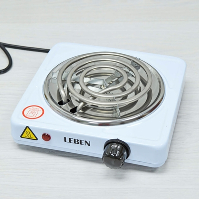 Плитка электрическая 1 комфорка 1000Вт d14см LEBEN