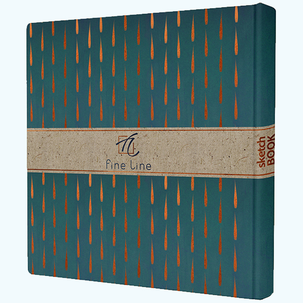 Скетчбук для маркеров и графики  Fine Line 190х190 48 л. книжный переплет, сшивка