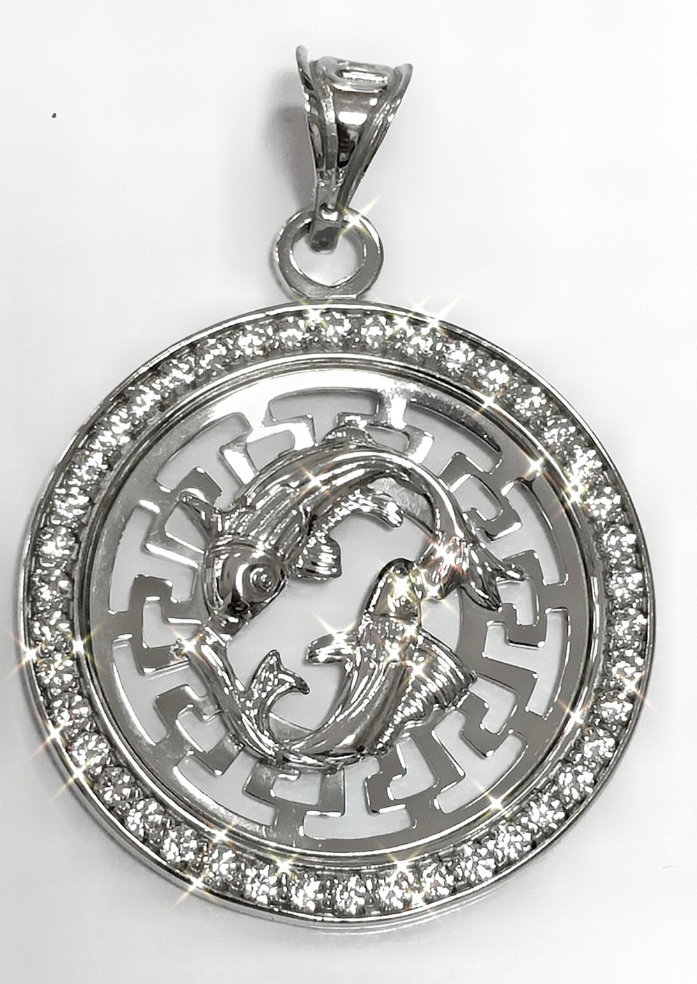 Ювелирная подвеска из серебра "Рыбы"