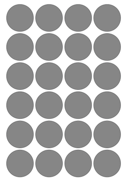 Виниловые наклейки для упаковки и маркировки Policomprint M7. 30 мм. 24 шт.