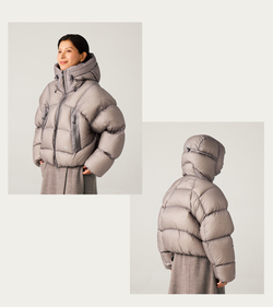 Пуховик Женский Nothomme Blue AIRTASTIC Ultra-Light Hooded Puffer Jacket, 750 Fill Power