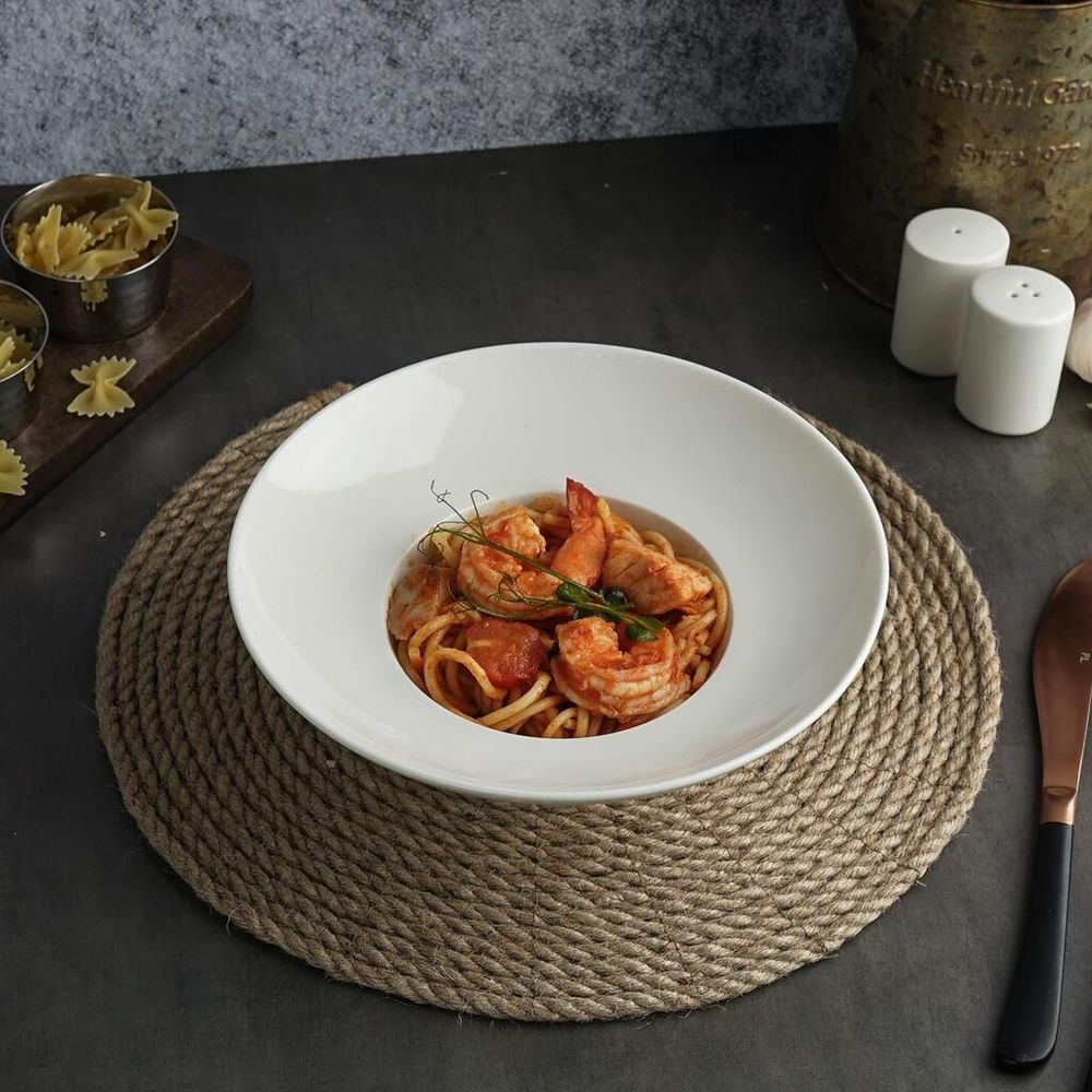 Тарелка глубокая 250 мл d 21 см h7,2 см для пасты   Noble [1]