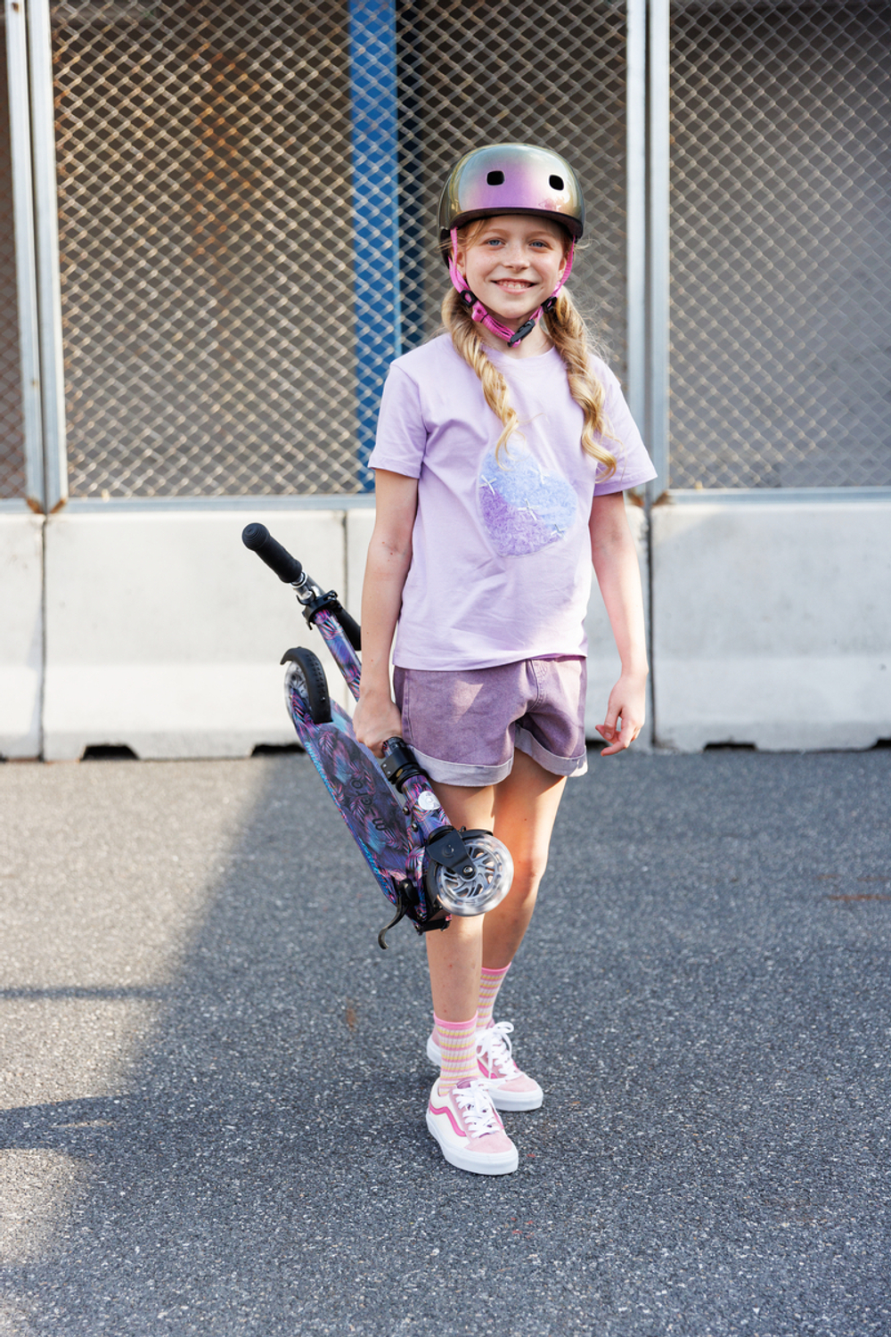 Самокат Micro Sprite LED, Art Джунгли