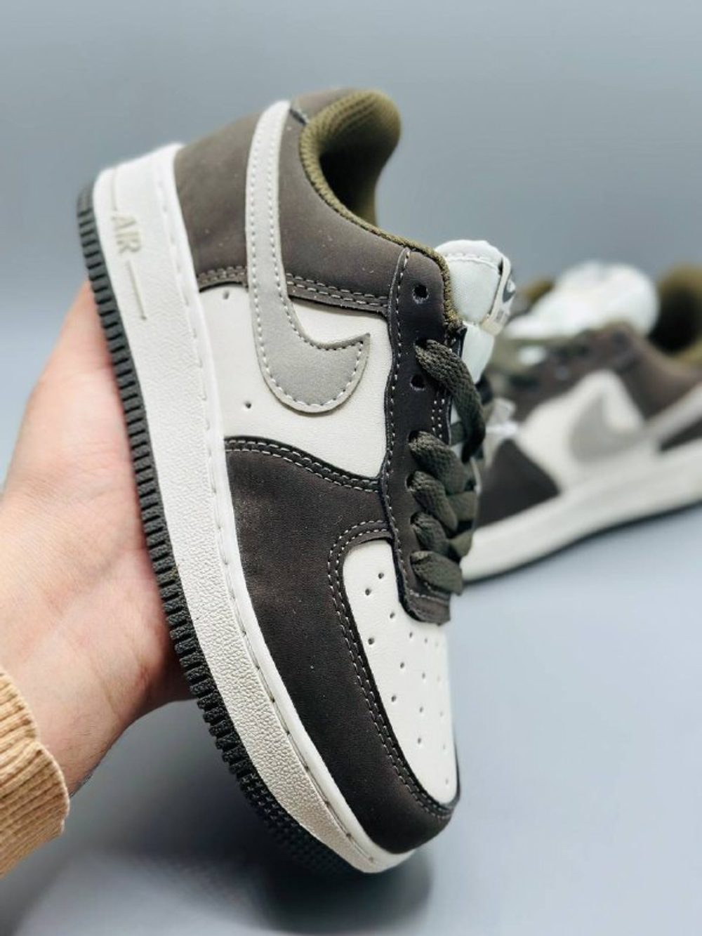 Детские кожаные кроссовки Nike Air Force 1