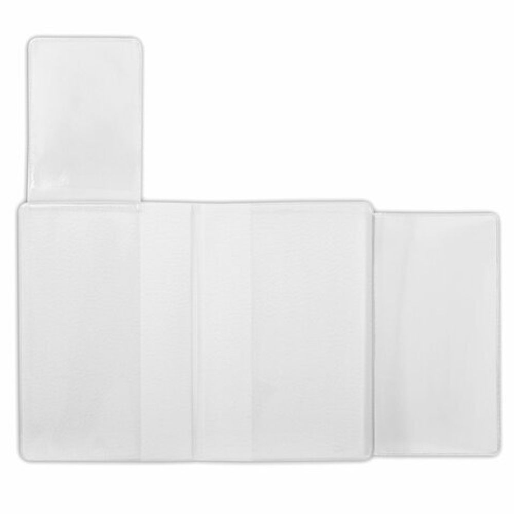 Обложка для паспорта "Cool Mix", два кармана, 10 дизайнов ассорти, цветной принт, ПВХ, STAFF, 238340