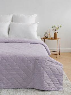 Покрывало микрофибра 140х215, лаванда