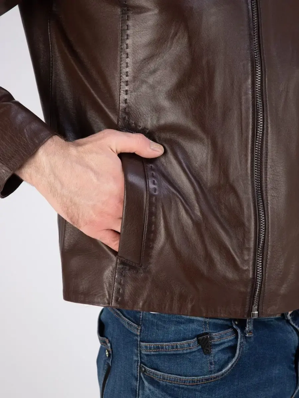 Куртка кожаная из натуральной кожи