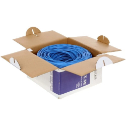 Витая пара 5bites Кабель Express US5525-305B-BL витая пара UTP / SOLID / 5E / 24AWG / 100% COPPER / PVC / BLUE / 305M
