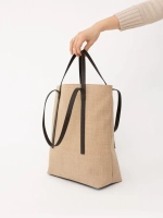 сумка большая через плечо шоппер тканевый