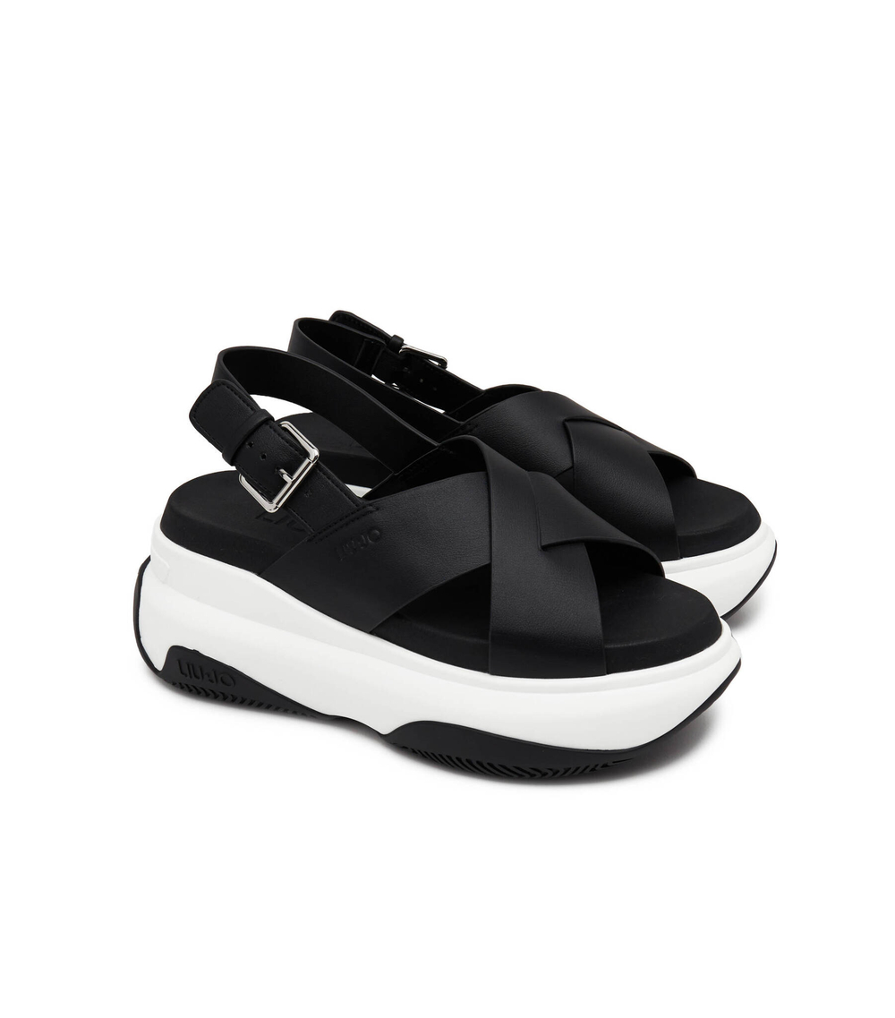 Босоножки JUNE 04 - SANDAL SPREADING CHOCOLATE Liu Jo - черный(BA3049 EX014)