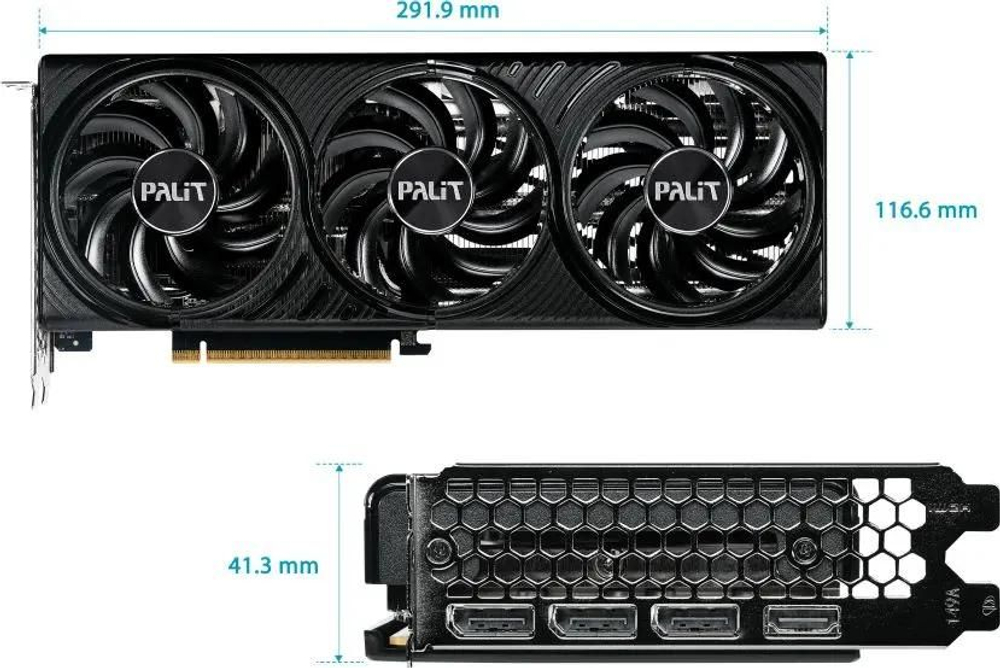Видеокарта Palit NVIDIA  GeForce RTX 5060TI PA-RTX5060TI INFINITY 3 OC 16ГБ Infinity 3, GDDR7, OC,  Ret [ne7506ts19t1-gb2061s]