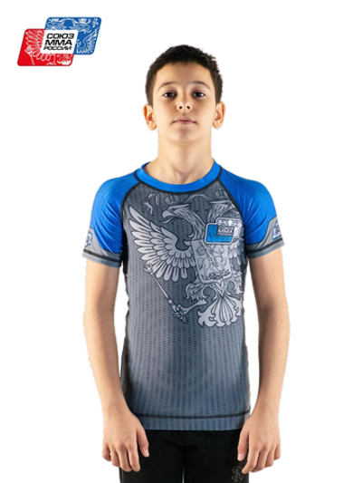 Рашгард союз мма детский синий