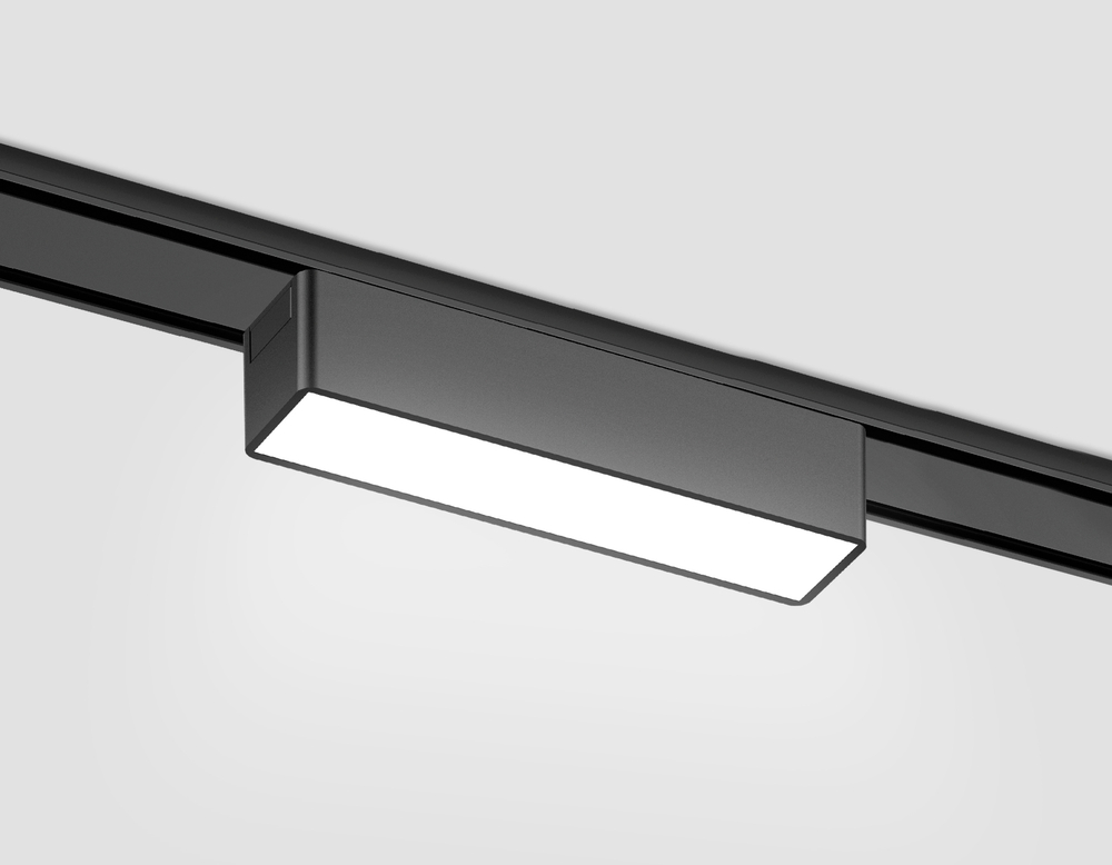 Светильник светодиодный трековый для шинопровода Magnetic Ultra Slim GV1443 BK черный IP20 5W 4200K 48V 122*26*24