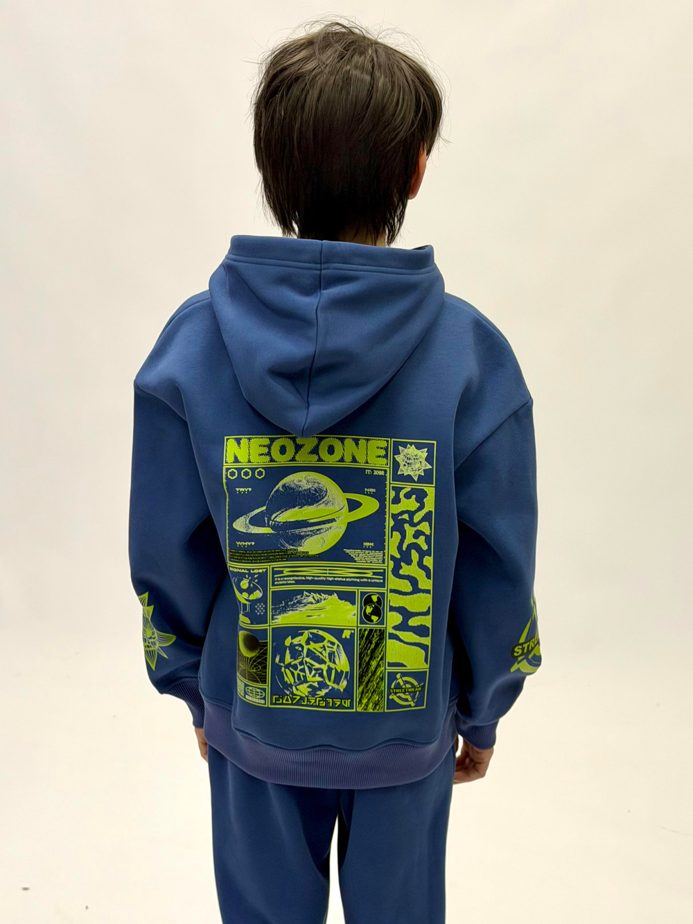 Худи трикотажное с начесом для мальчика 9-18 лет Милашка Сьюзи