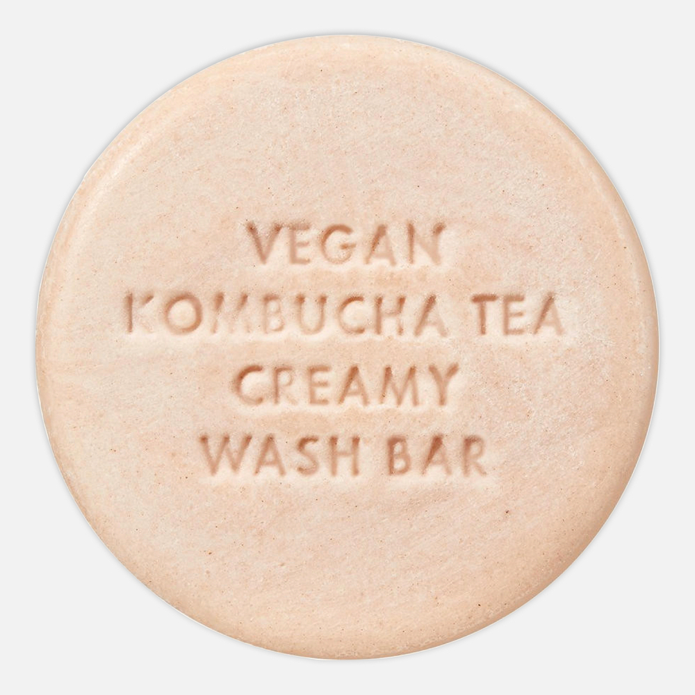 DR.CEURACLE Веганское кремовое мыло для умывания Vegan Kombucha Tea Creamy Wash Bar, 100г.