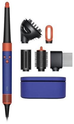 Стайлер Dyson HS08 Airwrap iD Long Barrel(2024) Diffuse Vinca Blue/Topaz Orange EU