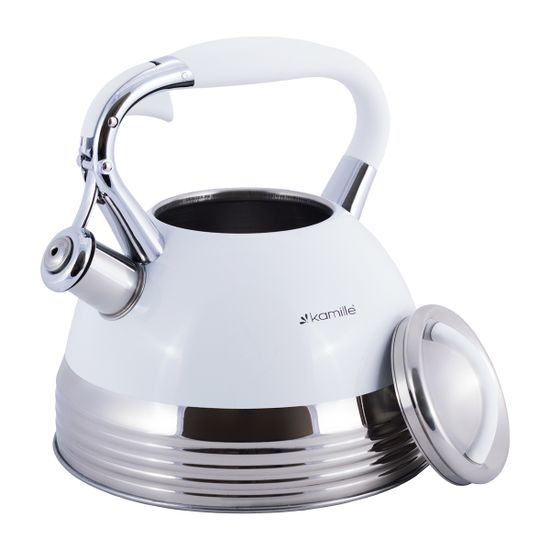 Чайник 2,7 л. из нержавеющей стали со свистком Kamille KM-0696