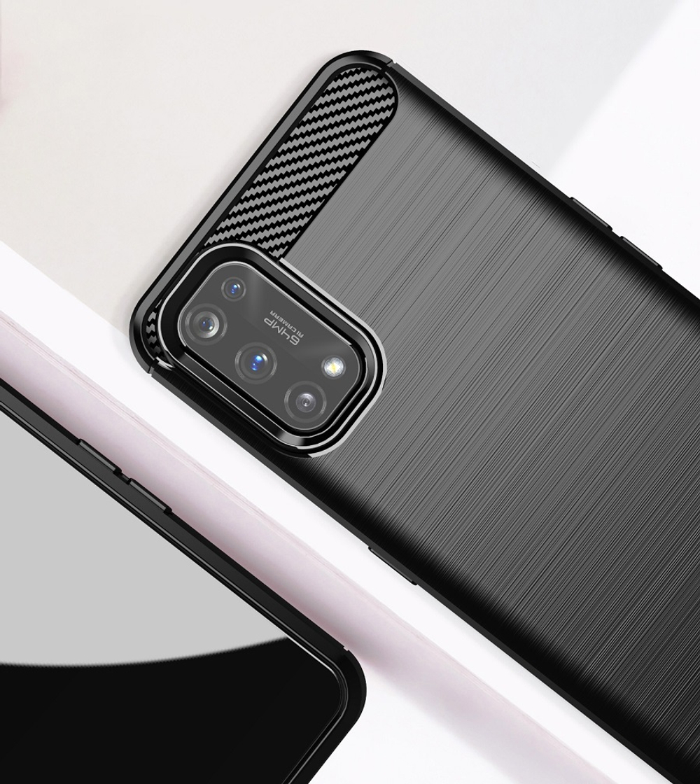 Чехол для OPPO Realme 7 Pro, серии Carbon (карбон дизайн) от Caseport