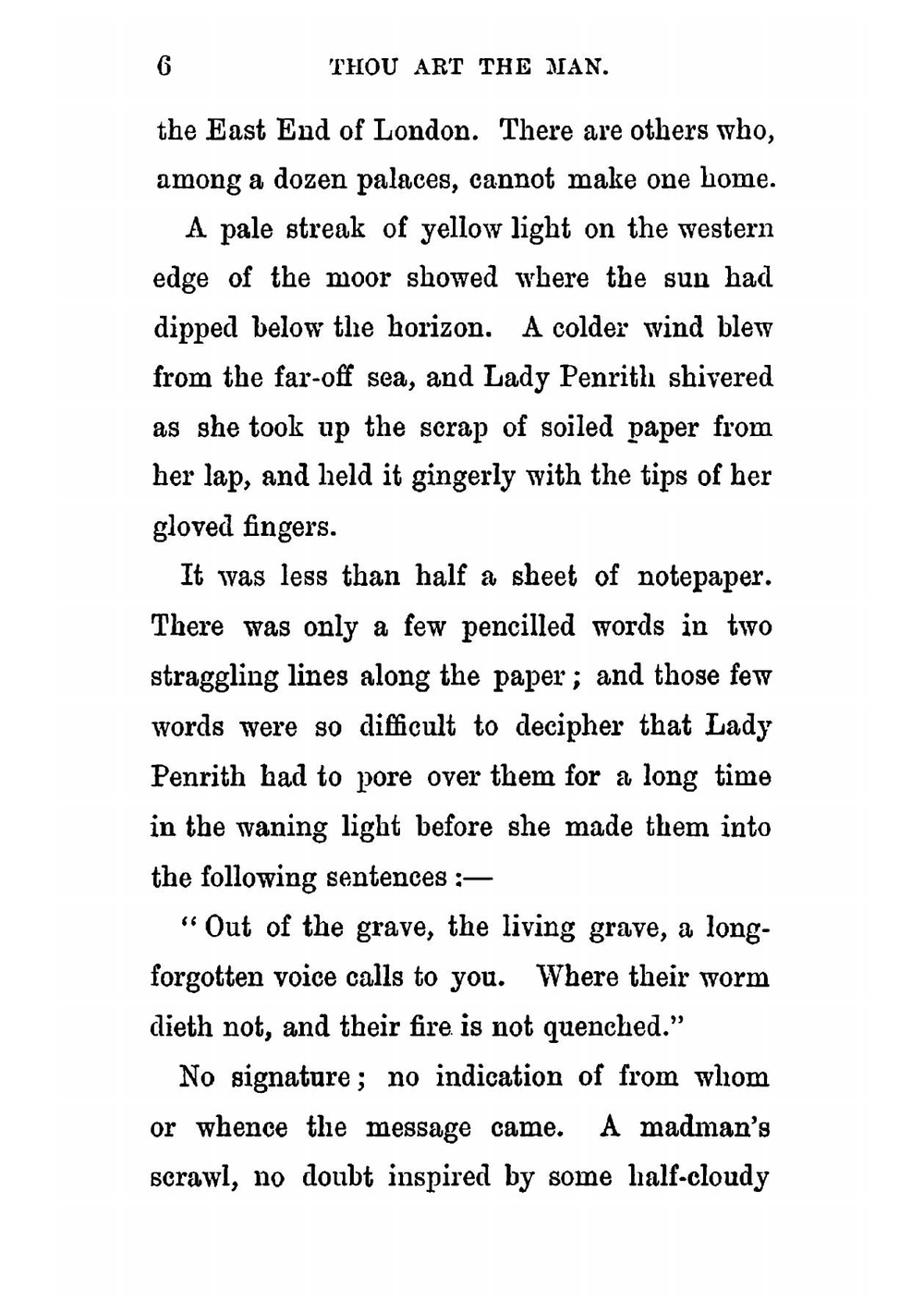 Thou art the man: a novel | M. E. Braddon