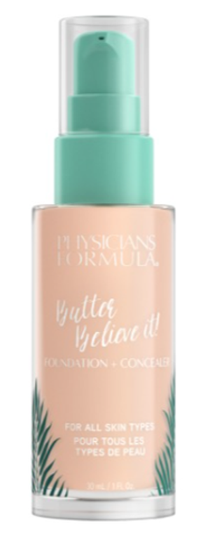 PHYSICIANS FORMULA Тональный крем-корректор Butter Believe It! Foundation Concealer, тон: белоснежно-светлый, 30 мл