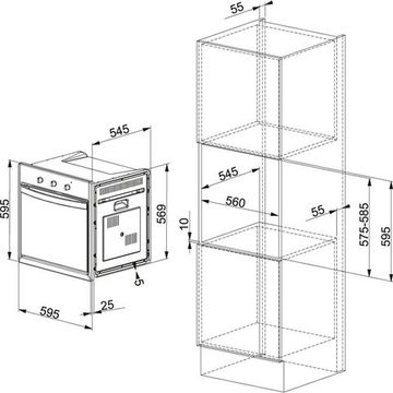 Электрический духовой шкаф FRANKE SGP 62 M BK/F