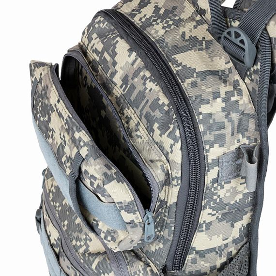 Рюкзак спинингиста КМФ цифра Knapsack (118-G) Silver Knight