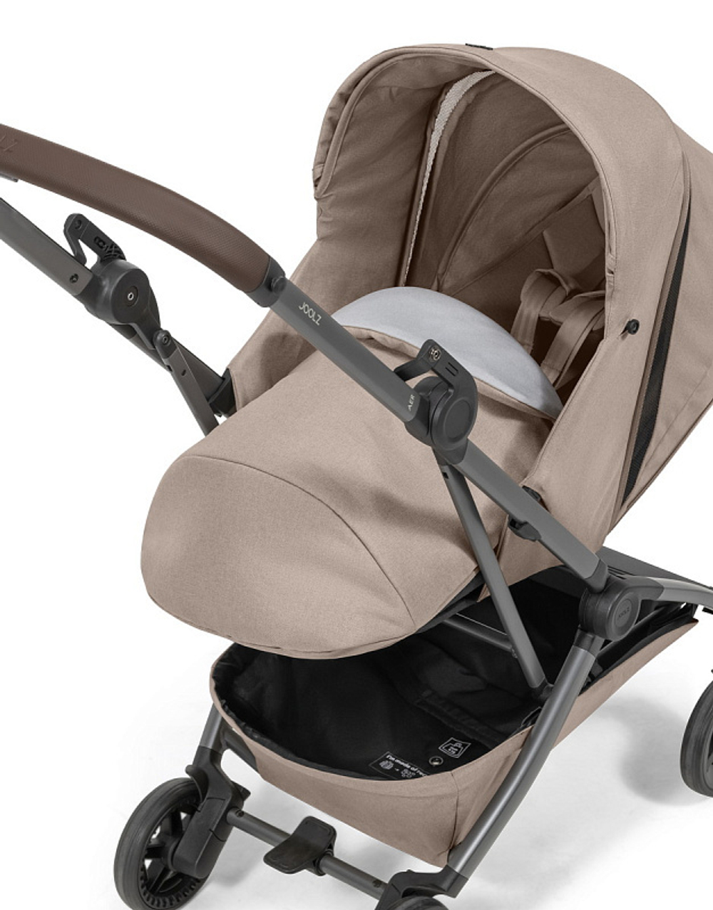 Детская прогулочная коляска Joolz Aer 2 с реверсивным блоком Sandy Taupe