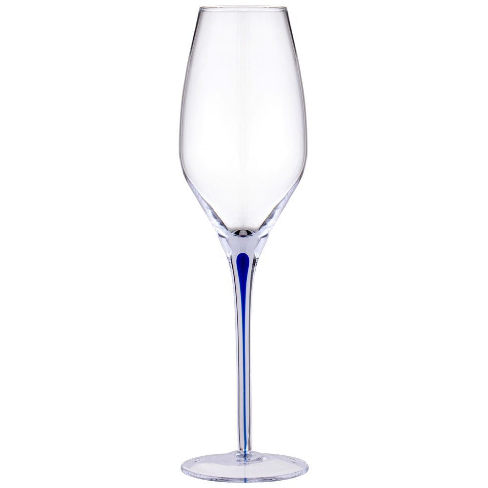 НАБОР БОКАЛОВ ДЛЯ ШАМПАНСКОГО ИЗ 2 ШТ "ACCENT" SKY BLUE 300 МЛ