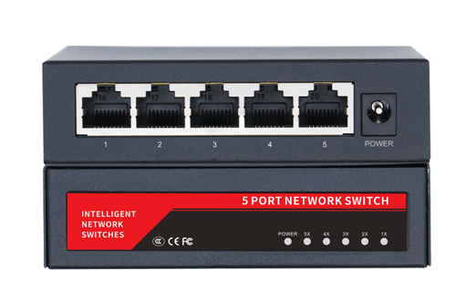 EN-1005GM неуправляемый коммутатор 5 портов Ethernet 1000 Мбит/с, 5В, металл