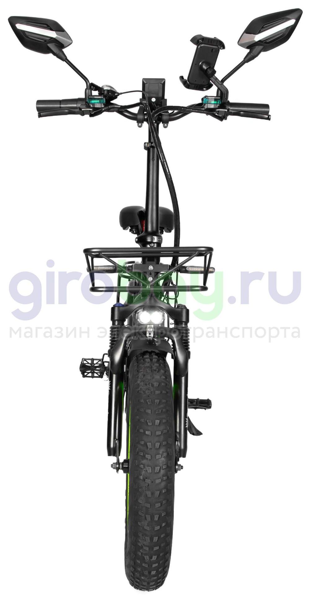 Электровелосипед Syccyba F10 Pro 2025 года (48V/15Ah) - Салатовый обод фото №13