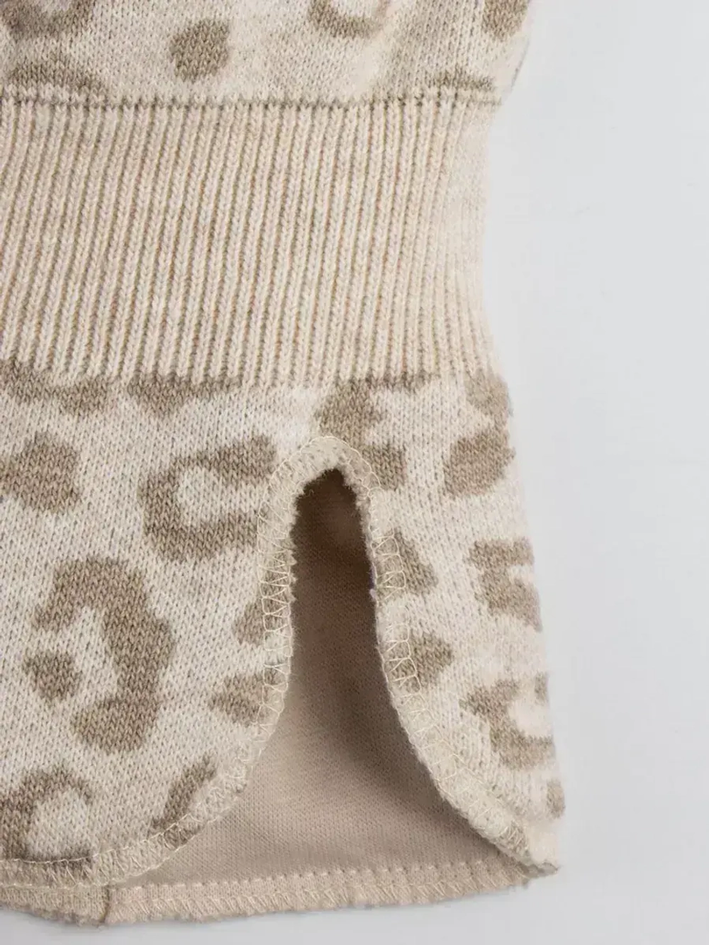 Шапка шлем детская зимняя вязаная