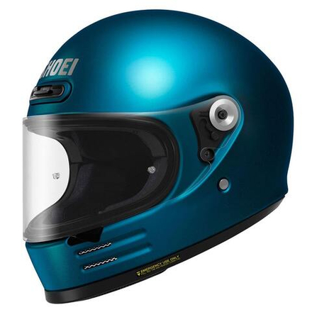 SHOEI Шлем мотоциклетный в стиле ретро GLAMSTER CANDY голубой S