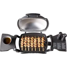 Портативный газовый гриль Weber Q 2200 с тележкой, 1 горелка, чёрный