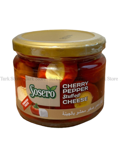 Перчики Черри фаршированные сыром 290 гр стекло
