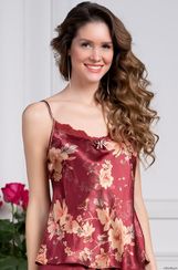 Комплект домашний Mia-Amore Бургундия 3626 с брюками 3 предмета