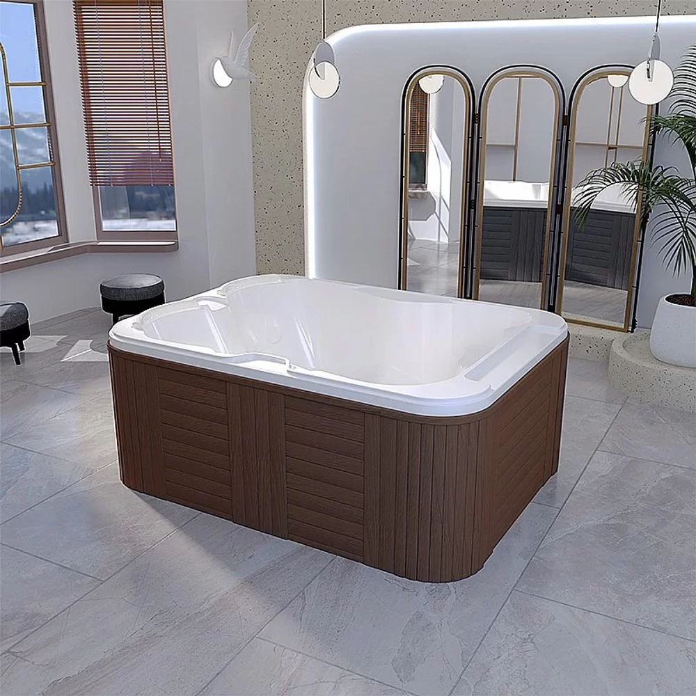 Минибассейн Мишель Silver 205х155 белый
