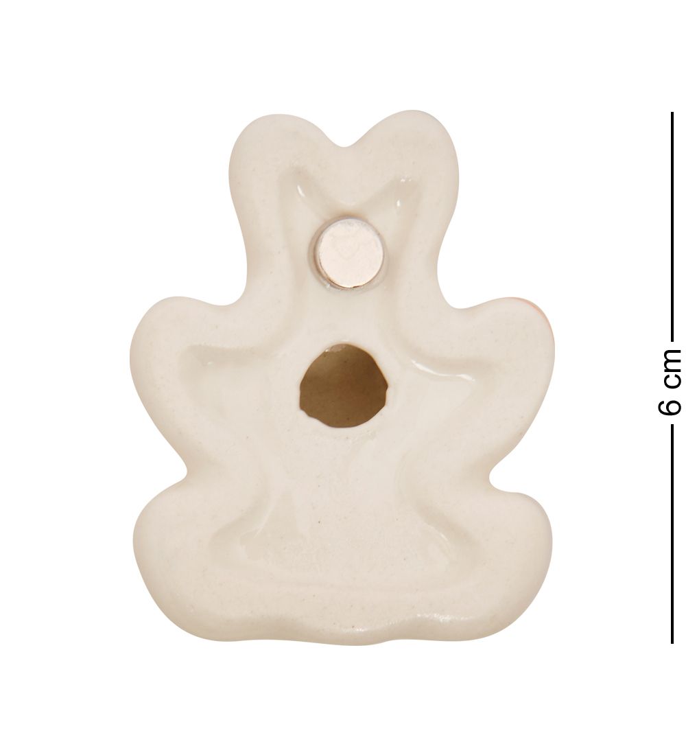 ГЛ- 861 Магнит «Заяц» цв. (Гжельский фарфор)