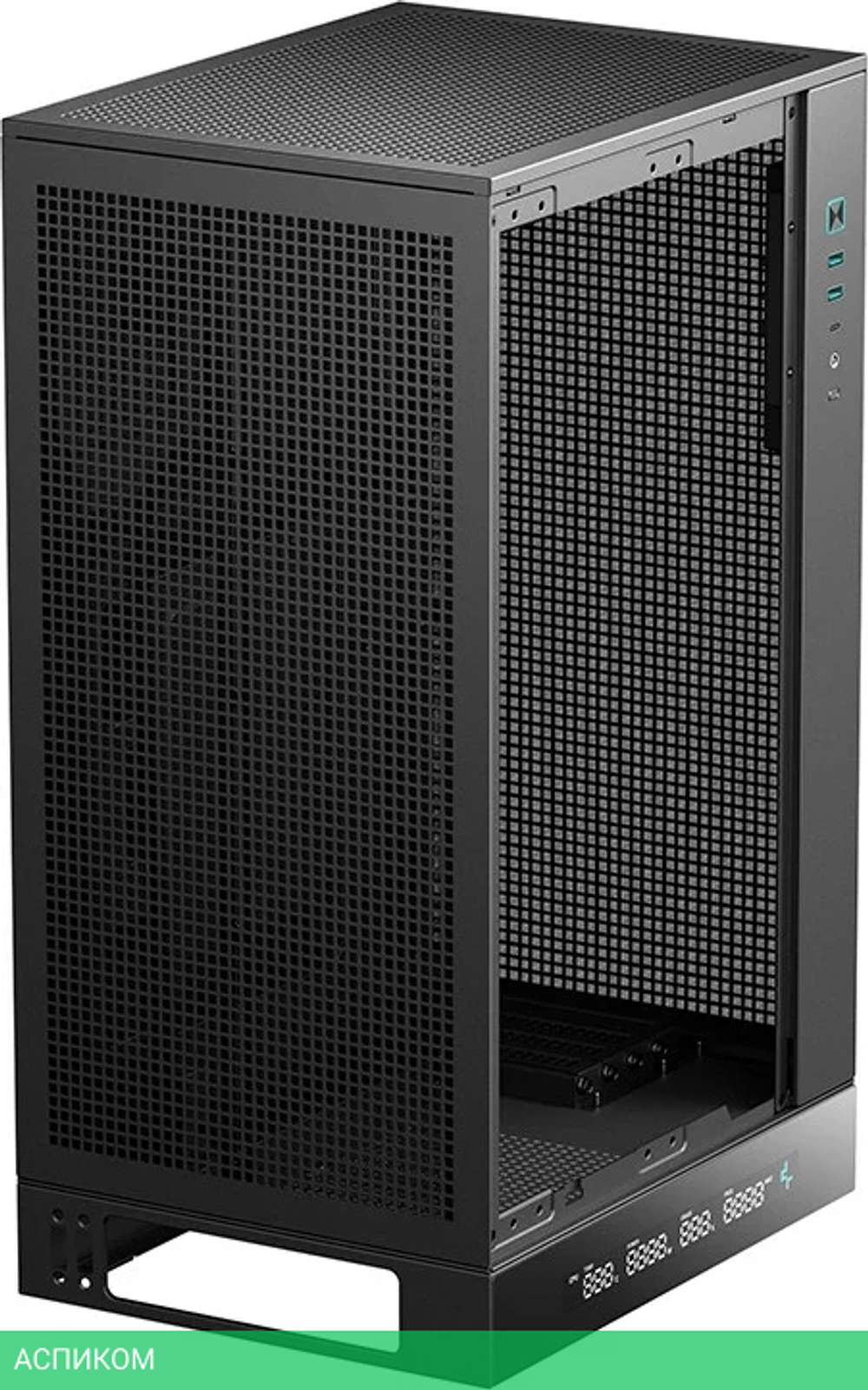 Корпус DeepCool CH270 Digital без БП черный (R-CH270-BKNDM0-G-1)