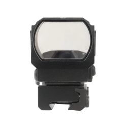 Прицел коллиматорный Veber Black Russian DOT 132 RD DVT11 вид через линзу